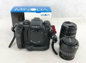 ★ジャンク品★フィルムカメラ＋レンズ2本 α-7 MINOLTA