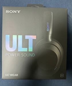 ソニー SONY ULT WEAR WH-ULT900N (B) ブラック 購入証明書付き メーカー保証残11ヶ月有り