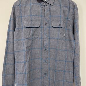 ★引越し割 REEF リーフ チェックシャツ グレー Sサイズ(USサイズ)