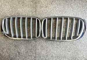 BMW X4 F26 Genuine フロントGrille ボンネットGrille 1台分 XW20キドニーGrille ラジエーターGrille leftrightset メッキ X3 F25