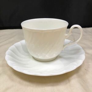 カップ＆ソーサー ノリタケ 1点 Noritake ティーカップ コーヒーカップ 白磁 ホワイト ボーンチャイナ 洋食器