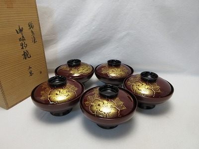 Yahoo!オークション -「輪島塗 椀 未使用」(椀) (漆芸)の落札 Yahoo!オークション -「輪島塗 椀 未使用」(椀) (漆芸)の落札