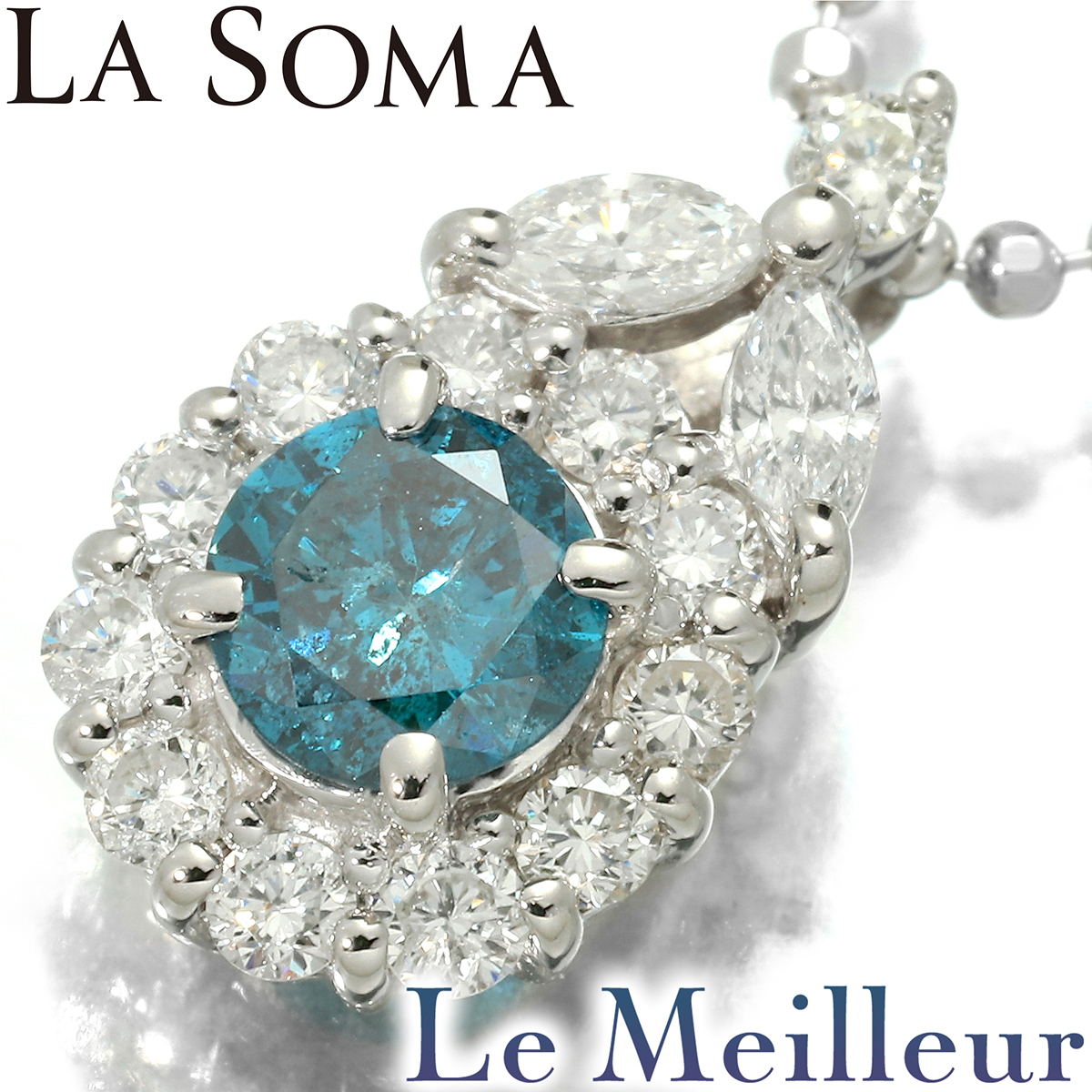 大特価品 LA Soma ラソマ Pt900 Pt850 プラチナ ネックレス