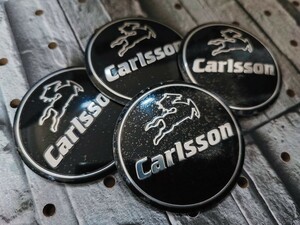 Carlsson カールソン ホイール センターキャップ 56mm 4P■メルセデスベンツ AMG BMW アウディ トヨタ 日産 ホンダ 三菱 スズキ マツダ