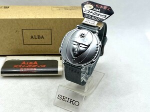 激レア デットストック品 未使用 SEIKO ALBA セイコー アルバ アストロボイス 松本零士 音声腕時計 メンズ腕時計 クオーツ Y825-4020