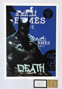 DEATH NYC アートポスター 世界限定100枚 ポップアート batman バットマン コウモリ エルメス hermes ポスター poster 現代アート 