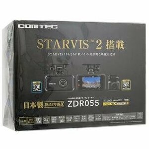 【新製品モデル・新品未開封・日本製/メーカー3年保証】●コムテック「STARVIS 2」搭載 前後2カメラ 高性能ドライブレコーダー【ZDR055】●