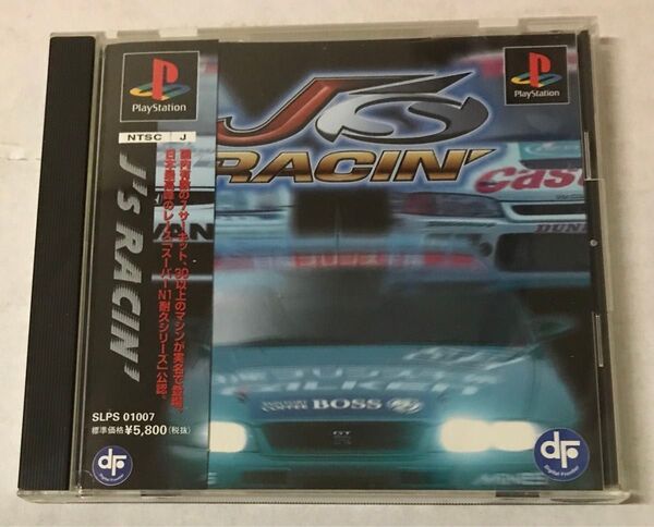 レア JsRACIN PS1ソフト 帯 説明書あり