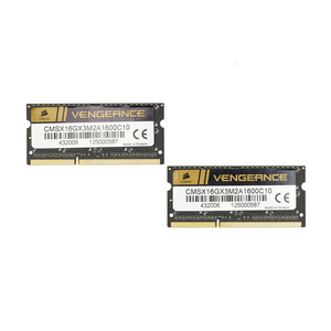 当日発送 メモリ CORSAIR DDR3-1600 PC3-12800 8GB × 2枚組 中古品 6-1 合計16GB　　CMSX16GX3M2A1600C10