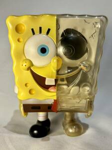 SECRETBASE VINTAGE X-RAY SPONGEBOB スポンジボブ ソフビ【開封品】 HKDSTOY ゴッコ MARVEL マーベル goccodo ビンテージソフビ realhead