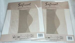  Pola new goods bread ti stockings L sepia natural 2 pair 