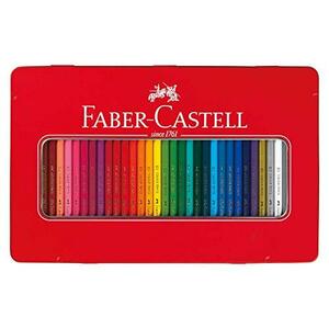  Faber-Castell маслянистость цветные карандаши flat жестяная банка 36 -цветный набор TFC-CP/36C