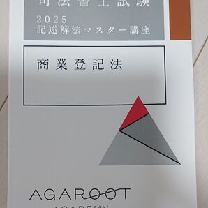 2025 司法書士 アガルート 入門総合 記述解法マスター講義 海老澤 商業登記法 商登法 問題