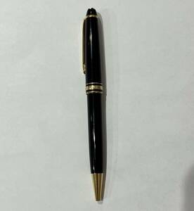 【1円スタート】③MONTBLANC モンブラン ボールペン ブラック×ゴールド 筆記用具 文具
