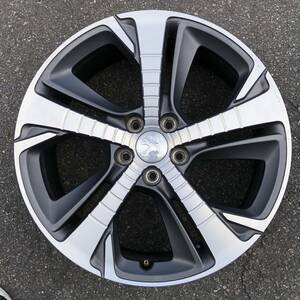 プジョー純正アルミホイール　18×8J　オフセット：48　ハブ：65　4本セット