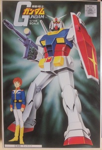  не использовался прекрасный товар Bandai ( старый красный Mark ) 1/144 RX-78 Gundam не комплект для сборки 