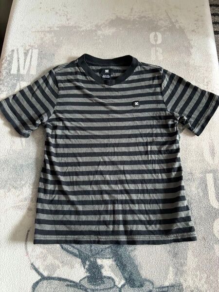 DC SHOES ディーシーシューズ Tシャツ キッズ 130 ボーダー