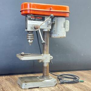 ○動作品■DRILL PRESS 卓上ボール盤 13mm 電動工具 穴あけ 鉄工 木工 5スピード DP-13V 藤原産業 100V 50/60Hz 中古品■兵庫県姫路市発 L2