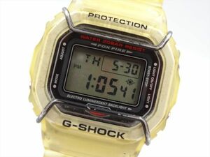 20069b CASIO カシオ 稼動品 DW-5600VT G-SHOCK 1999 クリア メンズ 時計 クオーツ ケース42.6mm