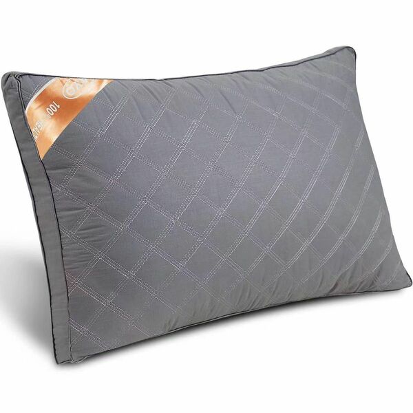 枕 まくら 高級ホテル仕様 高反発枕 横向き対応 丸洗い可能 立体構造グレー（63*43*20cm） 安眠枕 快眠枕