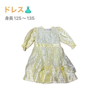 ワンピース ドレス レース 花 チュール レースドレス レースワンピ レースワンピース チュールドレス プリンセス
