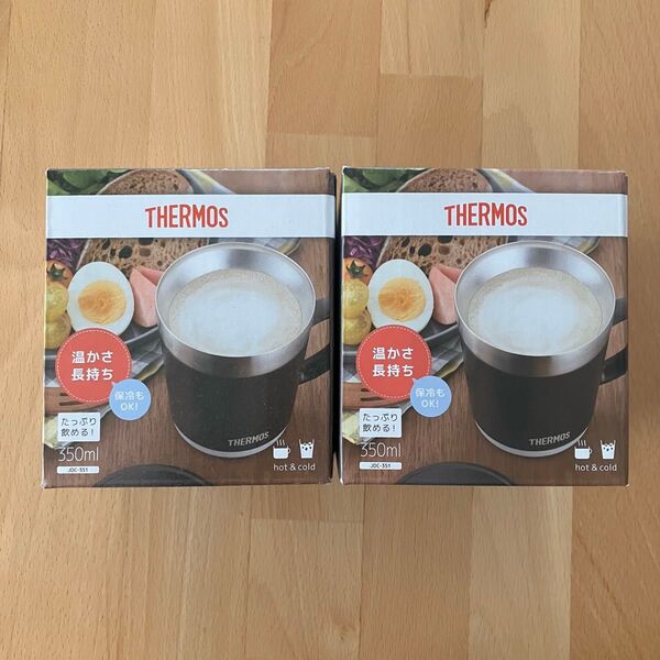 2セット THERMOS 保温マグカップ 350ml JDC-351