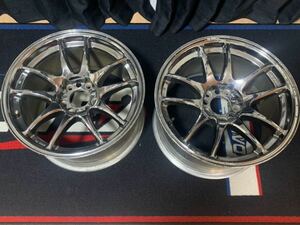 WORK EMOTION CR kai メッキ 17inch 9J +28 2本