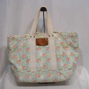 本物 used ルシアンペラフィネ lucien pellat-finet トートバッグ - 葉 リーフ デザイン