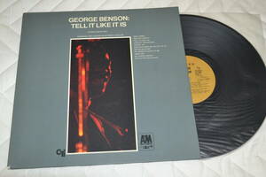 12(LP) GEORGE BENSON Tell it like it is USオリジナル 概ね美品 クリード・テイラーCTIレコード発足初期盤 VAN GELDER刻印 高音質盤