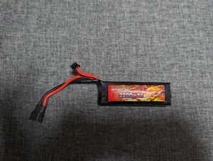 リポバッテリー　option No.1　2200mAh　LiPo 7.4V　ミニS　Tコネ