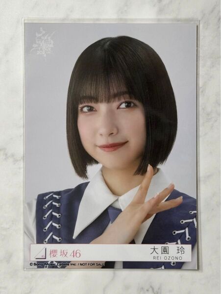 櫻坂46 大園玲 自業自得 東京ドーム公演 生写真
