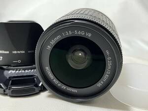 ★外観極上品★ニコン NIKON AF-P DX NIKKOR 18-55mm F3.5-5.6 G VR ★付属品付き★ #7466