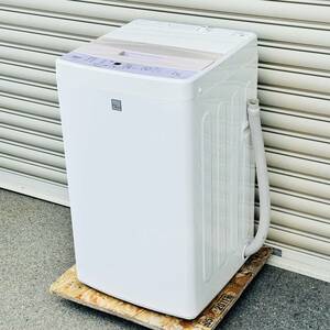甲MJ17755　クリーニング済　動作確認済　2016年製　4.5㎏　アクア　AQUA　全自動電気洗濯機　AQW-S4E4　ホース付　ホワイト　白色　家電