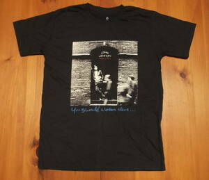 新品 【John Lennon】ジョンレノン Rock'n Roll プリント Tシャツ M //ロックンロール ビートルズ バンドTシャツ オノヨーコ ロックTシャツ