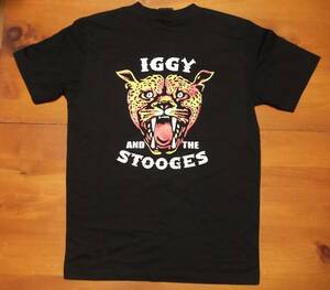 新品 【Iggy Pop & Stooges】イギーポップ ストゥージズ 両面 プリント Tシャツ L // パンク ロックTシャツ バンドTシャツ ワイルドシング