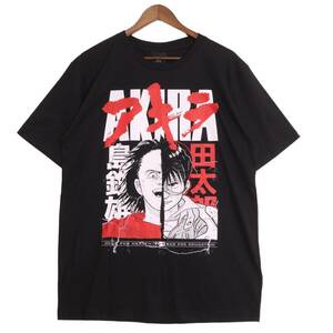 新品【Akira】 アキラ プリント Tシャツ XL // SF 金田正太郎 島鉄雄 ネオ東京 アニメ