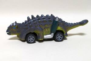 ■在庫限り プルバック ミニカー ディノカー リアル恐竜 DINOSAUR CAR アンキロサウルス B2310366