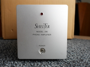 SHELTER MODEL216 shell tarp .no amplifier phono equalizer MM/MC correspondence one owner working properly goods original box, instructions attaching 