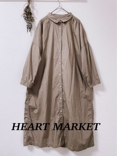 ◆HEART MARKET◆シャツワンピース◆綿100％◆チュニック◆