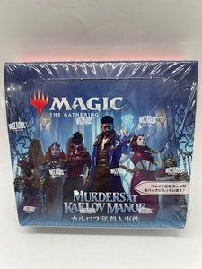 S5594▽ 【未開封BOX】 MTG プレイブースター カルロフ邸殺人事件 マジック ザ ギャザリング トレーディングカードゲーム 日本語版