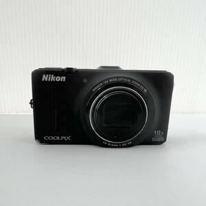 ●○16350/ Nikon COOLPIX S9300 4.5-81.0mm 1:3.5-5.9 ニコン ブラック 黒 デジタルカメラ 写真○●