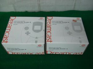  Dreamcast controller 2 piece box attaching operation not yet verification * strong scorch, yellow tint equipped 