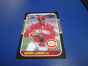 1987 DONRUSS #492 BARRY LARKIN 　ルーキーカード
