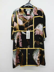 【未使用 L】 WACKO MARIA ワコマリア 凶気の桜 アロハシャツ (半袖) (Type 2) (BLACK)