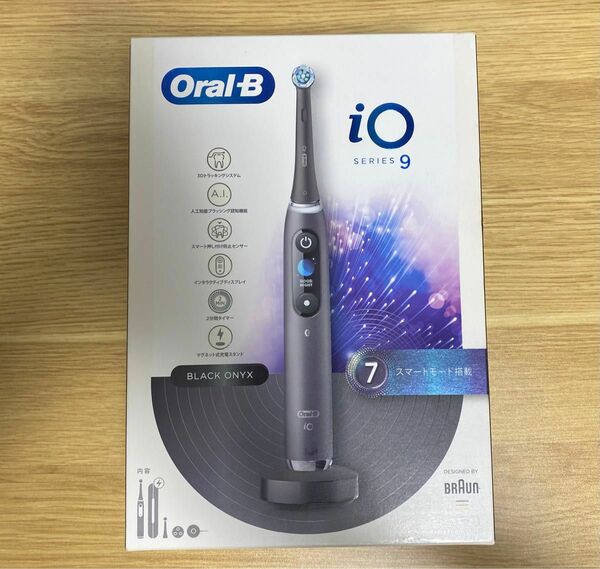 ブラウン オーラルB iO9 ブラックオニキス BRAUN Oral-B 電動歯ブラシ　美品