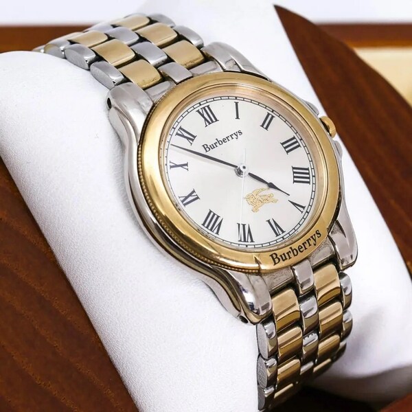 ◆現状品 BURBERRY 腕時計 アンティーク ボーイズ ローマ数字 e
