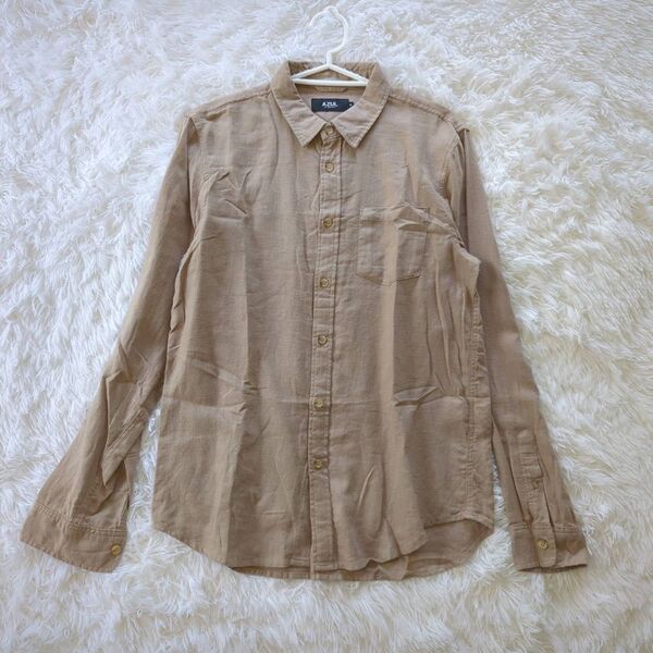AZUL BY MOUSSY 長袖シャツ M 麻混