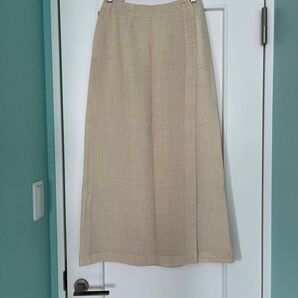 PRECIAR グンゼ ラップスカート ロング 淡いベージュ 未使用