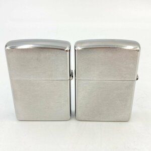 6.6E1714-MO★ZIPPO オイルライター 2点★1点訳アリ ジッポー 無地 lighter 喫煙具 DA0/DB0