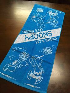  Snoopy ( Cheer Dance pattern ) face towel! new goods! not for sale 